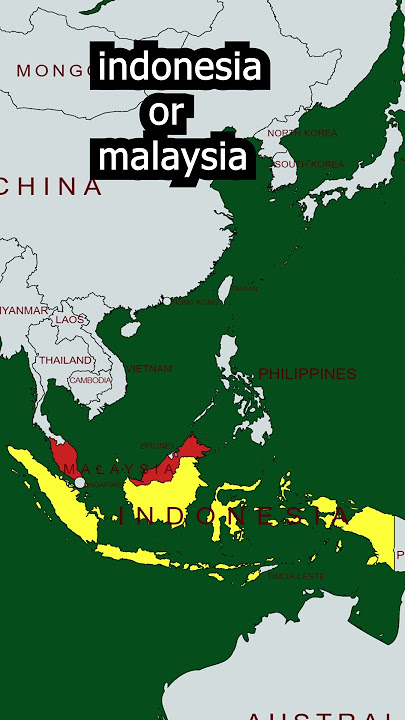 malaysia or indonesia map video