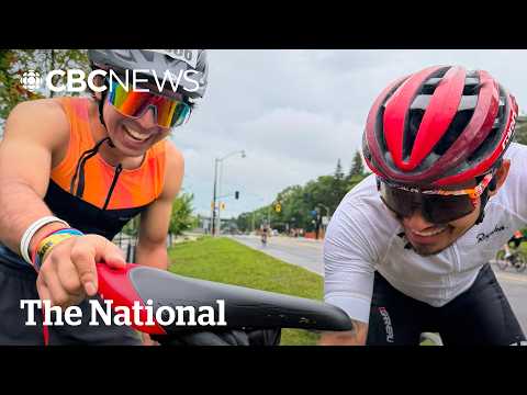 Cyclists save triathlete from literal pain in the butt | The Moment
