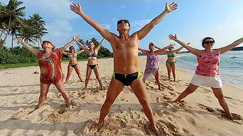 Вечер. Баланс 4-х Стихий на побережье индий.океана в г.Хиккадува 14.12, Шри-Ланка. Мир Универсологии