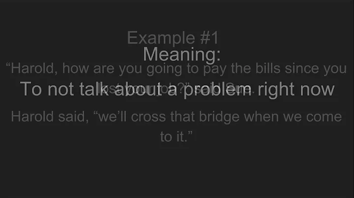 We’ll cross that bridge when we come to it