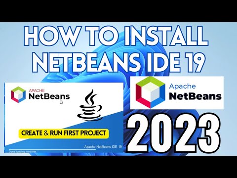 How to Install NetBeans IDE 19 on Windows 11  [2023] |Create & Run Java Program |Complete Java Guide