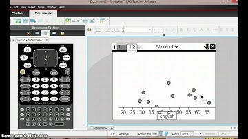 Scatter plots on TInSpire