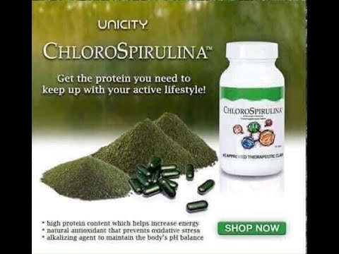 Video Tảo xoắn Spirulina Unicity (cô đặc gấp 3-4 lần tảo... - youtube