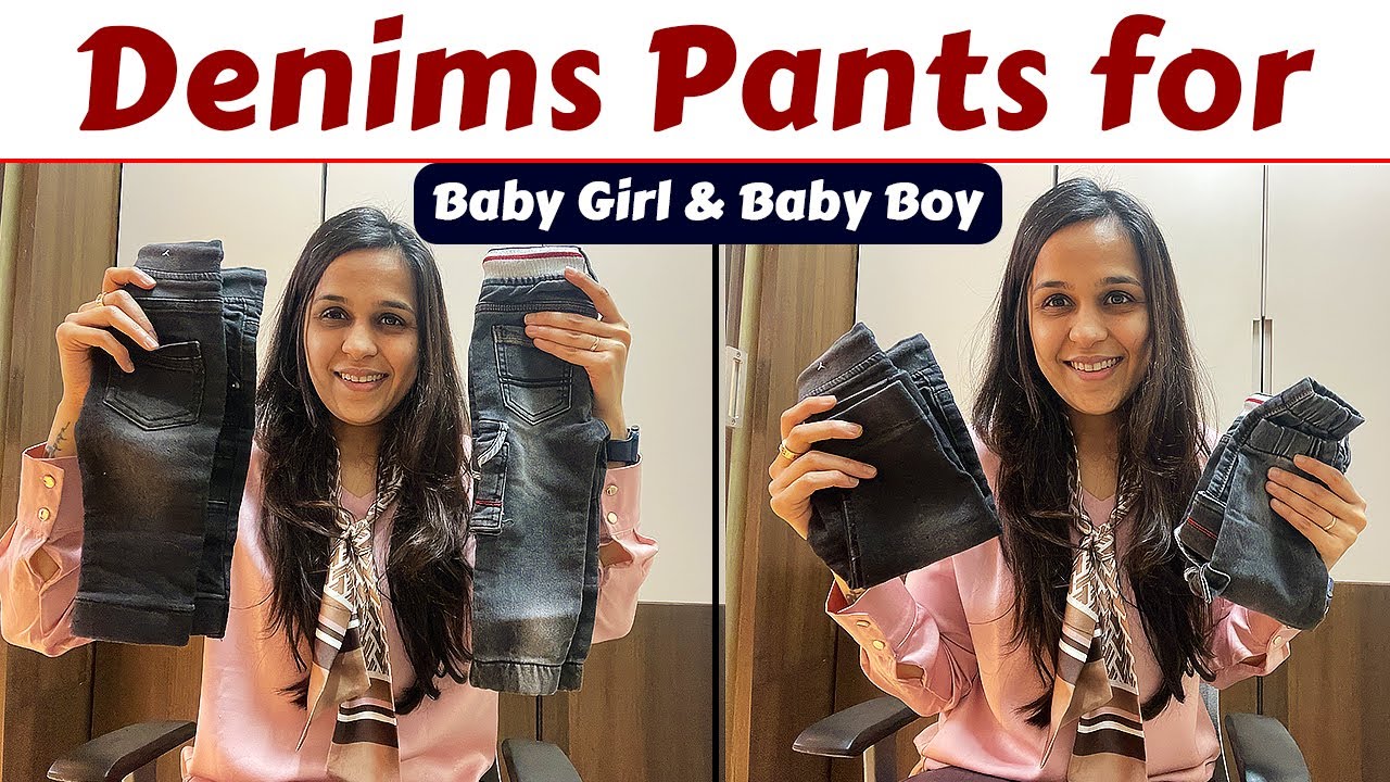 Cute and Casual Denim Outfits for Little Ones Denims Pants for Baby