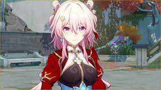 March 7th (in a Xianzhou-styled outfit) smiling at you for 1min ❤ [Honkai: Star Rail / 崩壊スターレイル]