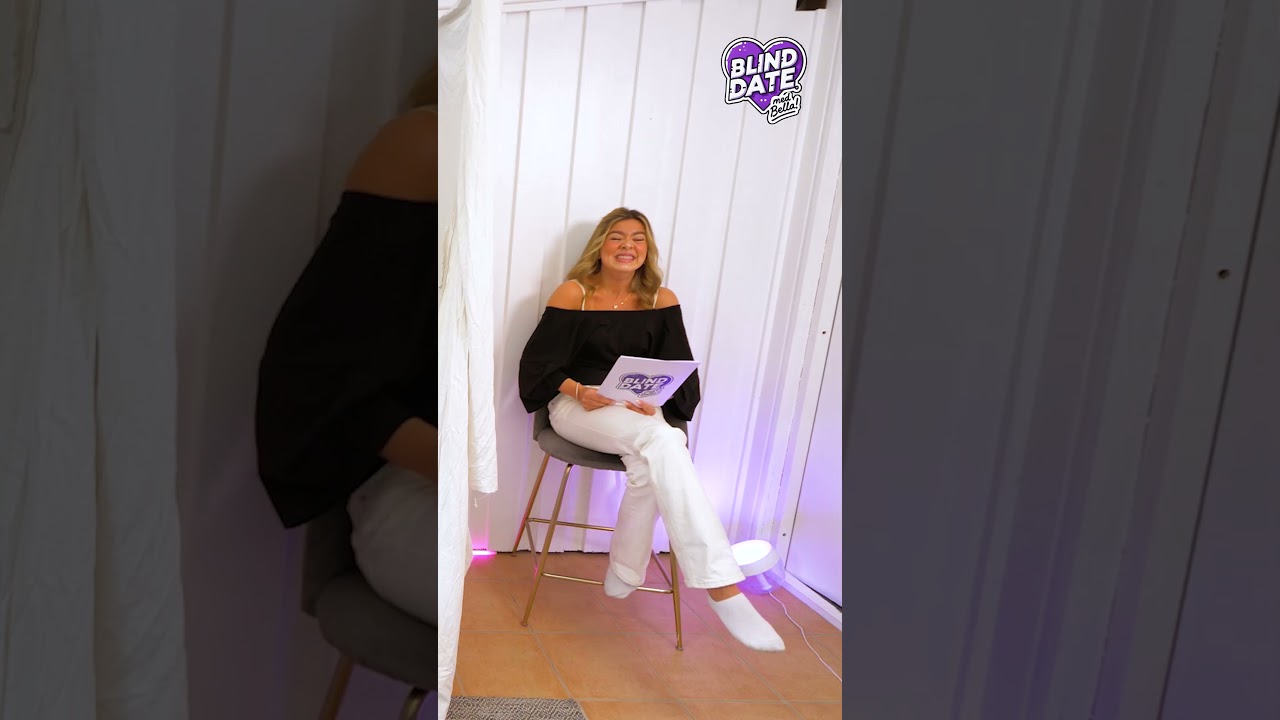 Hon ser inte killarna – men måste välja EN! 😳💘 Blind Date med Bella