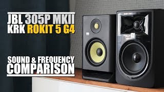 Indflydelse Sindssyge Udtømning KRK Rokit 5 G4 RP5G4 vs JBL 305P MKII || Sound & Frequency Response  Comparison - YouTube
