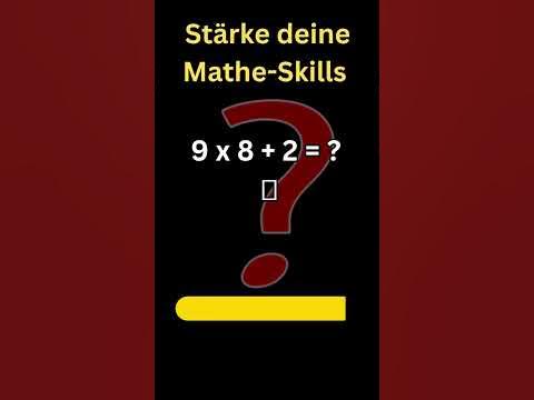 Löse diese Aufgaben so schnell wie möglich! ? (? Mathe Skills 64) # ...