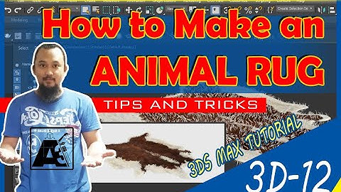 How to make animal rug using hair and fur ( Bisaya tutorial )