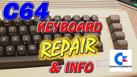 Commodore C64 Keyboard Repair & Information