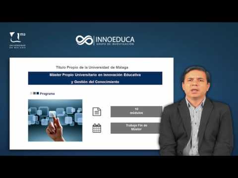 Máster Propio Universitario en Innovación Educativa y Gestión del Conocimiento