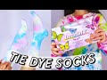 DIY TIE DYE SOCKS! Testing LaurDIY Tie-Dye Kit! ✨ (AS SEEN ON TIK TOK)