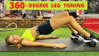 360- Degree Leg Toning / Legs Workout For Women / Mari Kruchkova