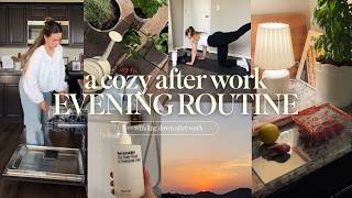 a cozy evening routine after work 🌙  how I wind down for the night