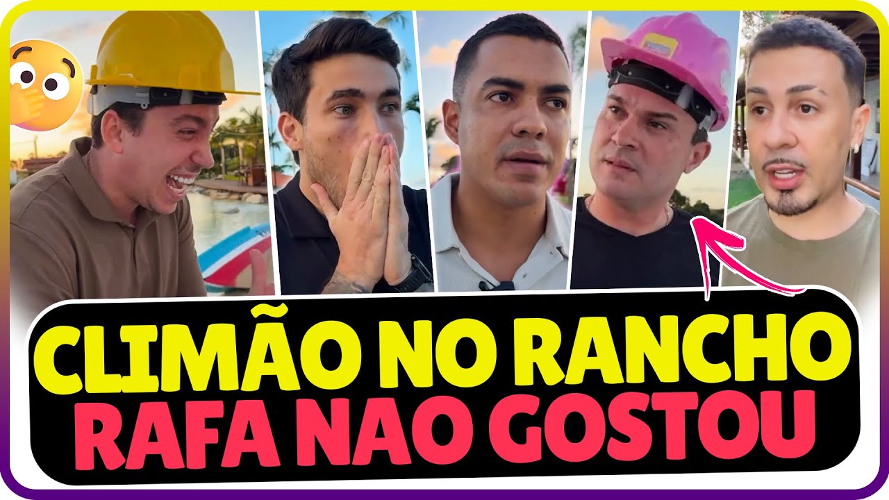 CARLINHOS MAIA FOI VISITAR O RANCHO E VIU BABADO DE RAFA E UM DOS SEGURANÇAS 😱🫢🌻