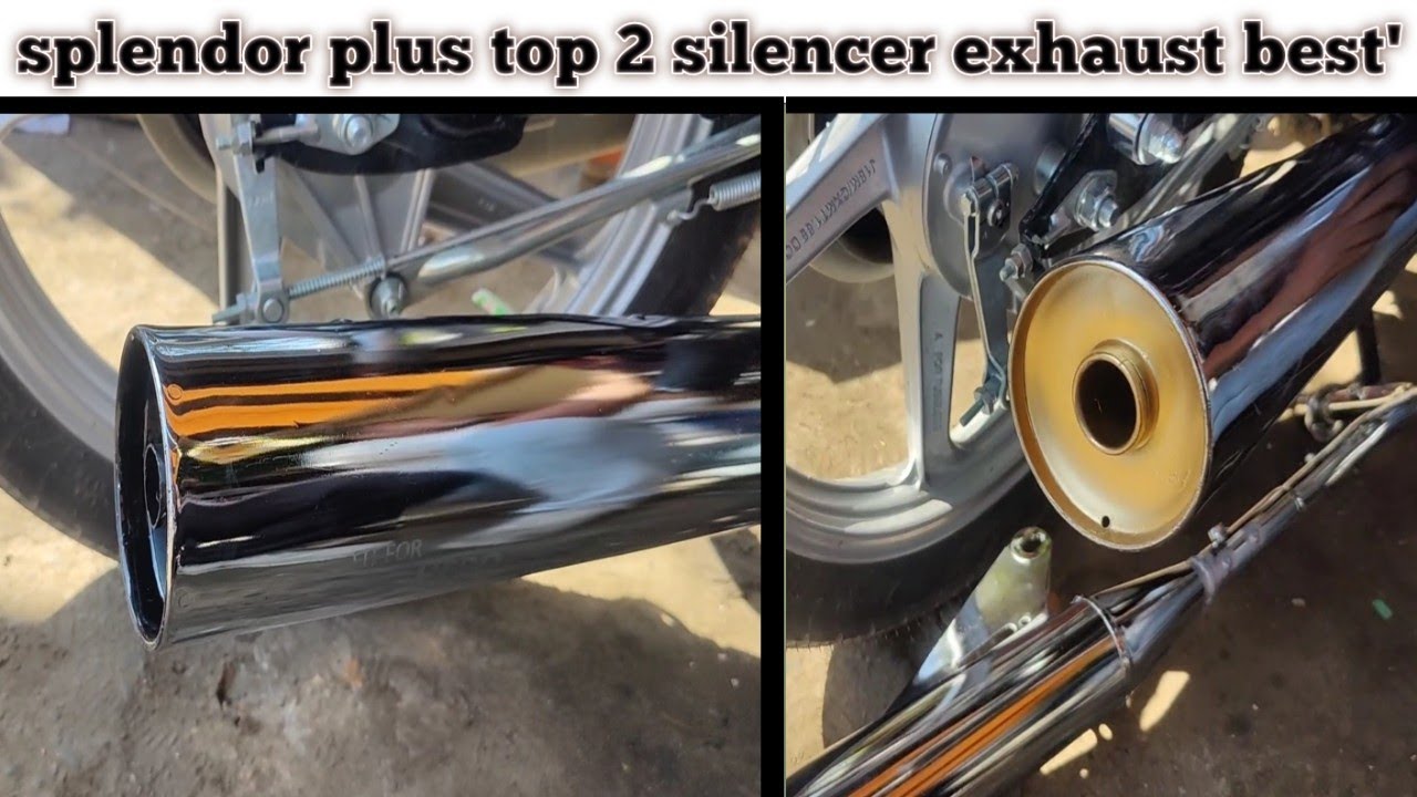 splendor top 2 silencer exhaust letest silencer splendor bs6 modified # ...