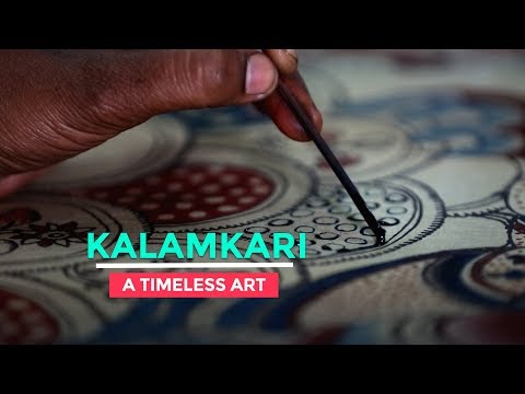 Video: Kas sukūrė Kalamkari spaudinį?