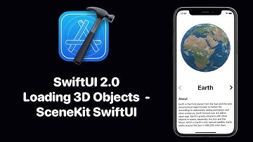 SwiftUI 2.0 SceneKit - SwiftUI Loading 3D Objects/Models Using SceneView - SwiftUI 2.0 Tutorials