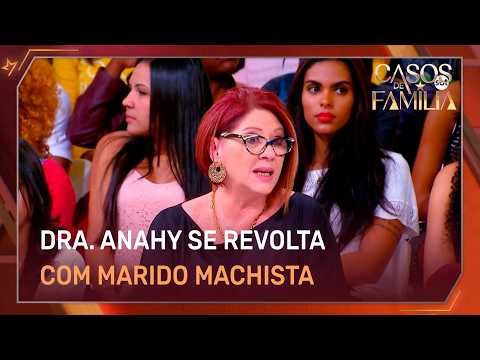 Sexist husband sparks outrage and the show spirals out of control | Casos de Família 05/15/2017