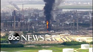 At least 37 hurt after fire erupts at Exxon Mobile facility in Texas