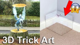 Ten Easy 3D Painting Illusions! Test Your Brain