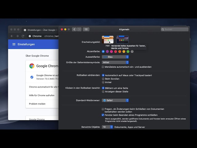 Google Chrome Dark Mode Unter Mac Os Youtube