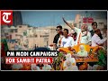 PM Modi holds a massive roadshow in Odisha’s Puri in support of BJP candidate Sambit Patra