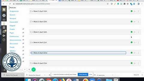 How to reorder Modules in Canvas