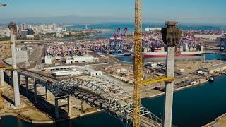 Gerald Desmond Bridge Replacement Project Drone Footage