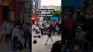 Street Dancing Hongdae Fashion Street Seoul Korea kpop