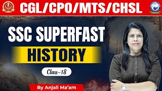 SSC CGL/CHSL 2024 | SSC Superfast Series | History Previous Year Question (Class 18) by Anjali Ma'am