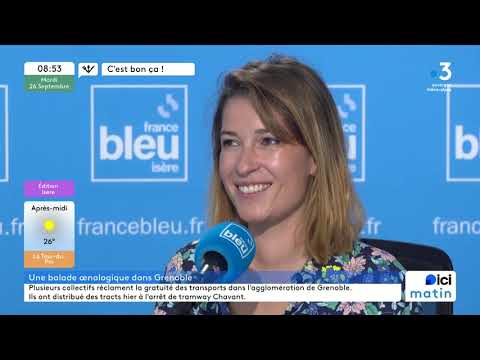 Interview France bleu et France 3 - réchauffement climatique et vin de l'Isère Enora Le Roy