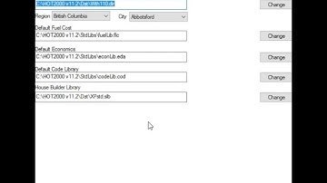 HOT2000v11b86 - Wizard, Preferences, Help