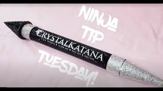Ninja Tip Tuesday - Crystal Katana Rhinestone Pick up Tool Tips!