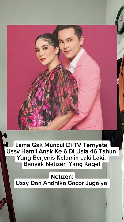 Ussy is pregnant again at the age of 46.