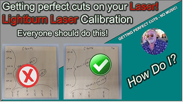 😲 Perfect Calibration on your Hobby Laser in Lightburn! Why your circles aren