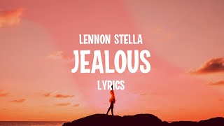 Video thumbnail of "Lennon Stella - Jealous (Lyrics)"