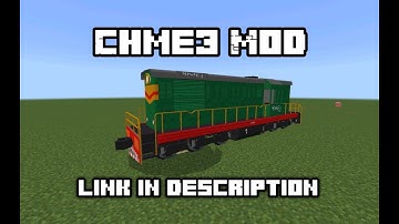 TRAIN MOD FOR MINECRAFT BE | LOCOMOTIVE CHME3 |