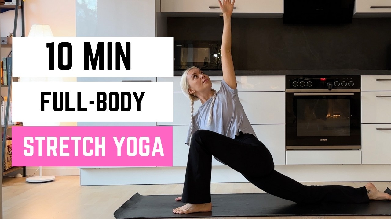 10 минут — растяжка всего тела, утренняя йога | ГЛУБОКАЯ РАСТЯЖКА 💆💆‍♀️ (подходит для начинающих)