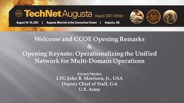 VIDEO: Welcome and  Keynote: Operationalizing the Unified Network for Multi-Domain Operations
