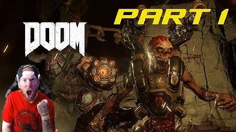 DOOM CAMPAIGN ULTRA VIOLENCE MODE WALKTHROUGH - PART 1!!!! ( PS4 GAME PLAY )