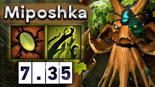 Мипошка на Тренте с Мирой в команде! - Miposhka Treant Protector 7.35 DOTA 2