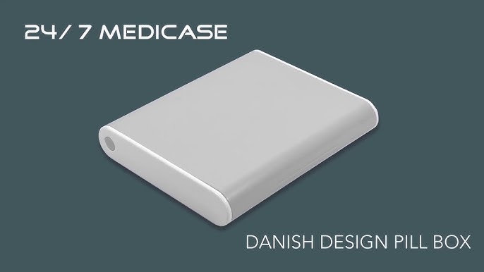 Pill Box Danish Design - 24/7 Medicase byHALL