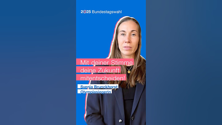 Wahlaufruf zur Bundestagswahl 2025 von Svenja Brunckhorst! 🗳️