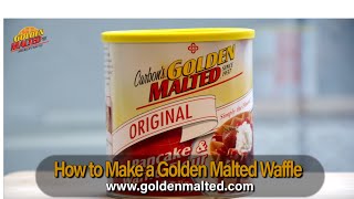 How to Make Golden Malted Waffles