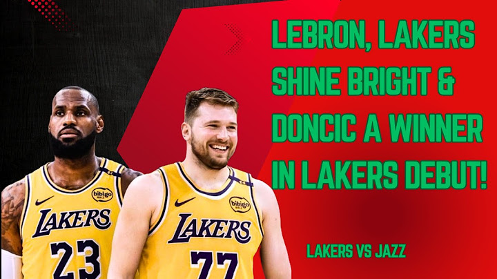 LeBron vs Luka Duel! Lakers vs Utah Jazz Game Highlights & Breakdown