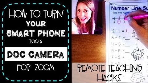 How to Turn Your iPhone into a Doc Camera for Zoom