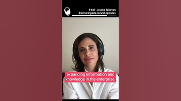 Turning DATA into KNOWLEDGE #discoveringdata E040 with Jessica Talisman