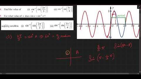 Exercise 4.1  4 and  5 | Inverse Trigonometric Functions | Class 12 Mathematics