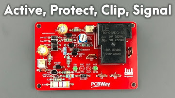 Speaker Protection with Active, Protect, Clip, Signal.